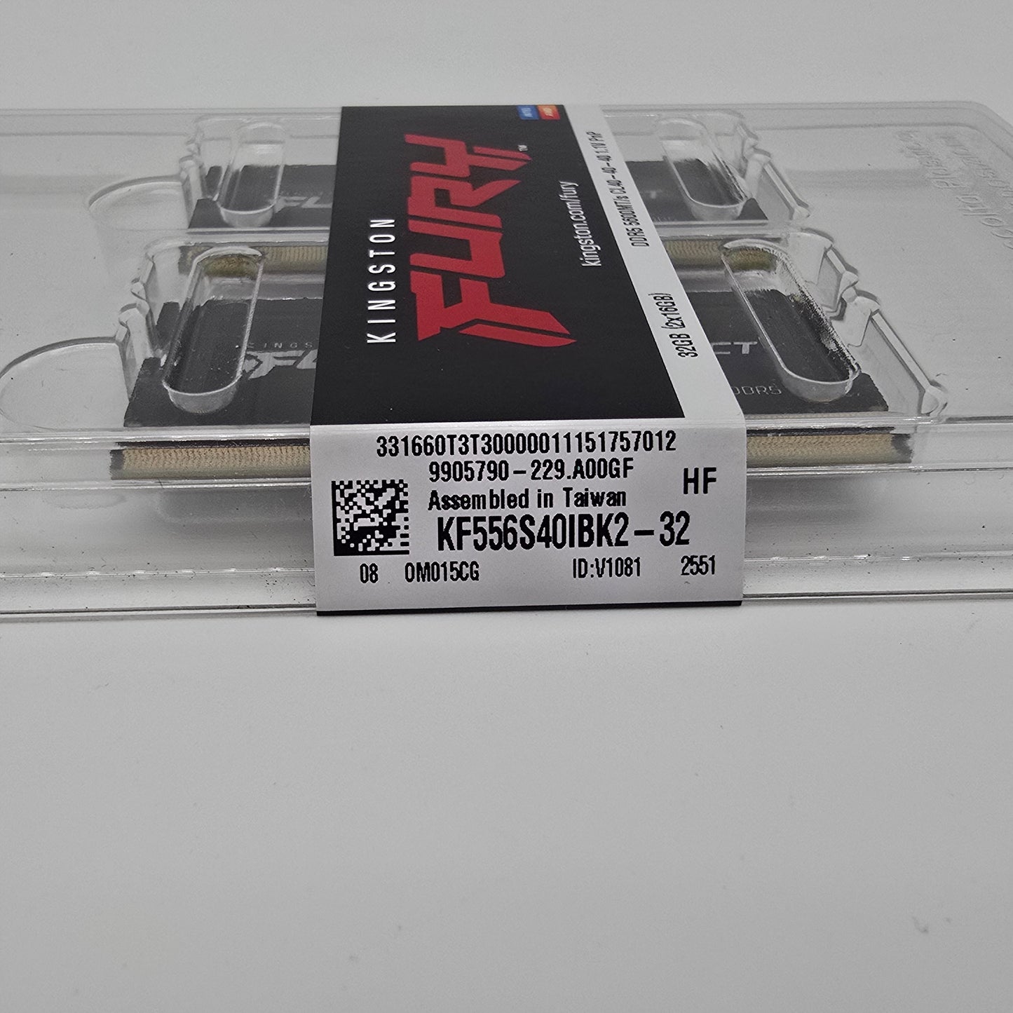 Kingston Fury Impact 32GB DDR5 RAM, 2x16GB, 5600MHz, SODIMM Laptop Memory RAM