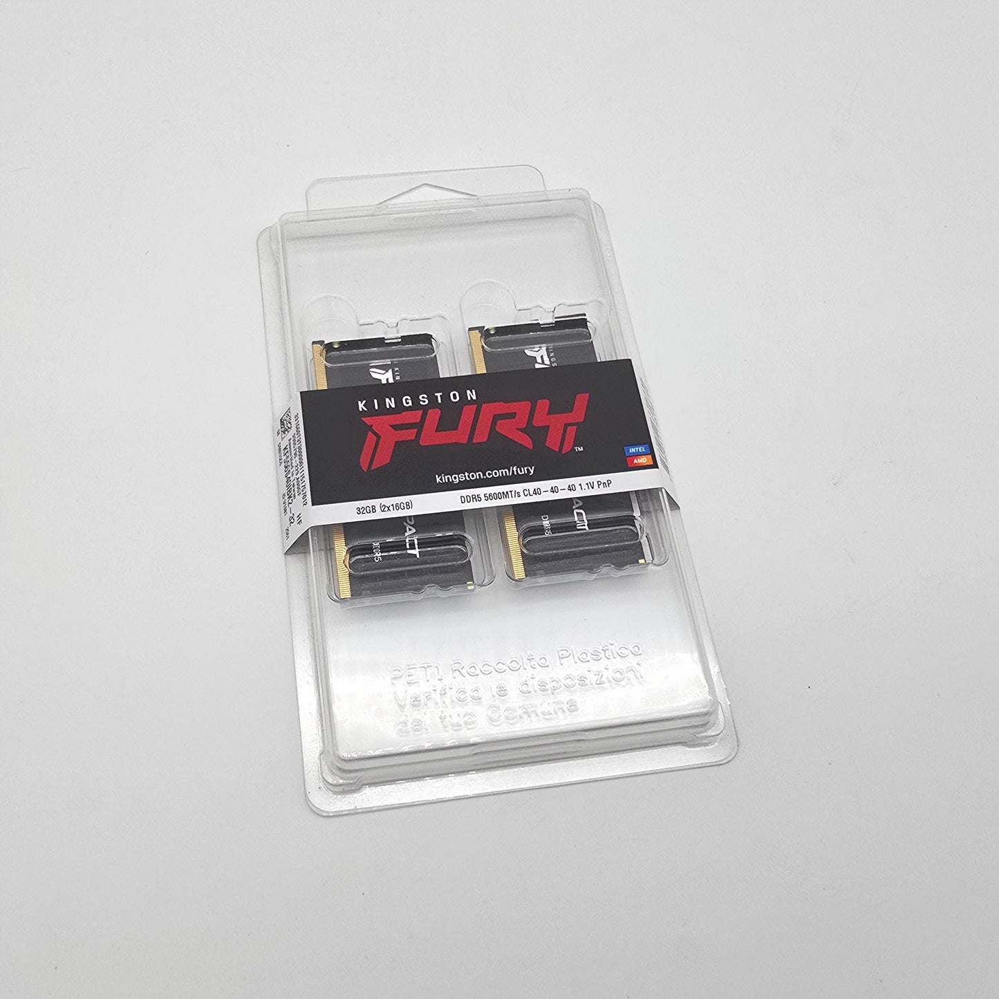 Kingston Fury Impact 32GB DDR5 RAM, 2x16GB, 5600MHz, SODIMM Laptop Memory RAM
