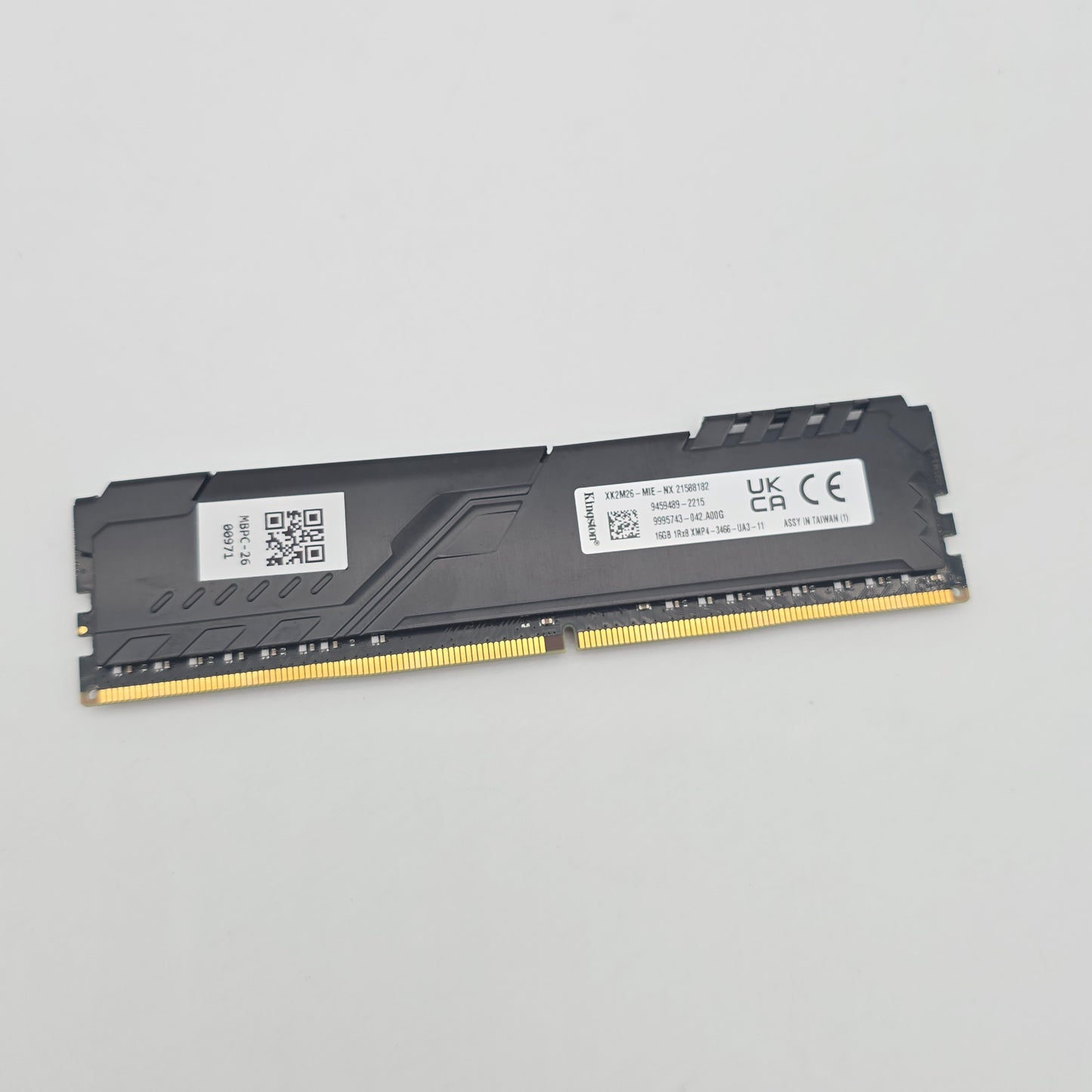Kingston Fury 16GB DDR4, 3466MHz, CL11, Desktop Gaming Memory RAM