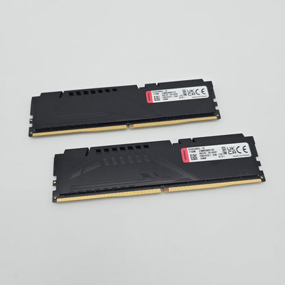 Kingston Fury Beast 128GB DDR5, 5600MHz, CL36, Desktop Gaming Memory RAM (2x64GB)