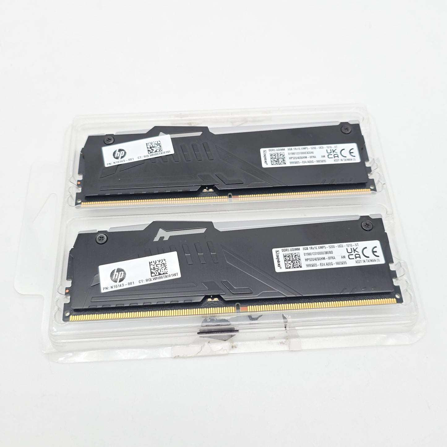 Kingston Fury Beast 16GB DDR5, 5200MHz, CL40, Desktop Gaming Memory RAM (2x8GB)