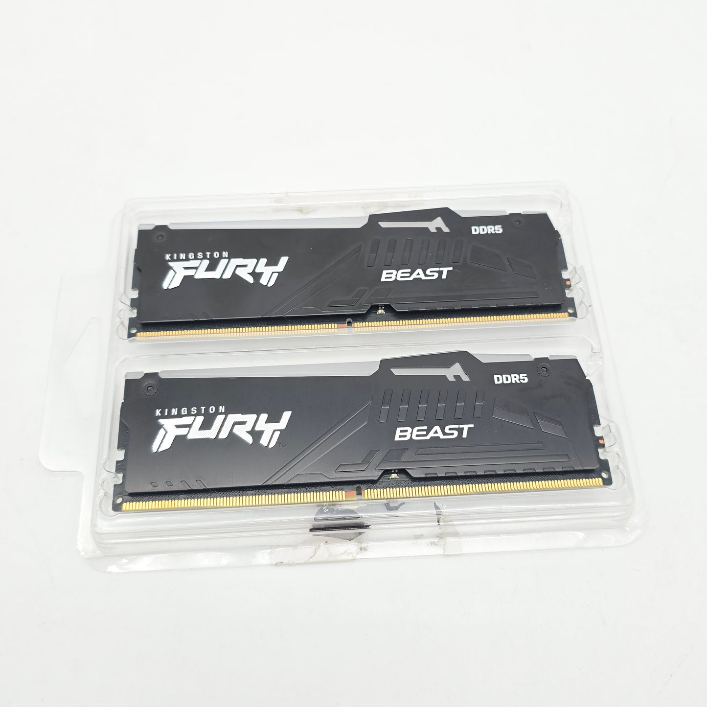 Kingston Fury Beast 16GB DDR5, 5200MHz, CL40, Desktop Gaming Memory RAM (2x8GB)