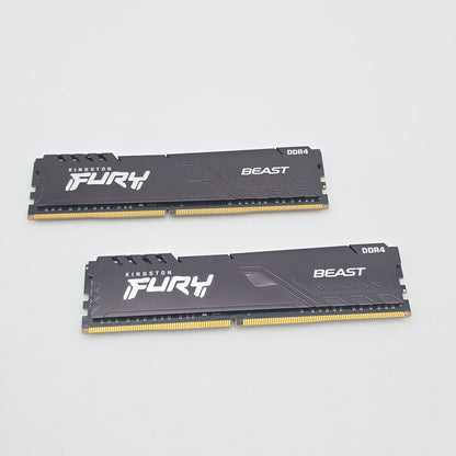 Kingston Fury Beast 32GB DDR4, 3600MHz, CL16, Desktop Gaming Memory RAM (2x16GB)