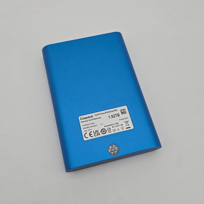 Kingston Ironkey Vault Privacy 80 1.92TB, Encrypted External SSD Storage.