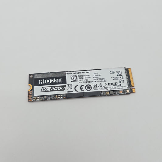 Kingston KC2000 2TB, M.2 NVMe SSD Storage
