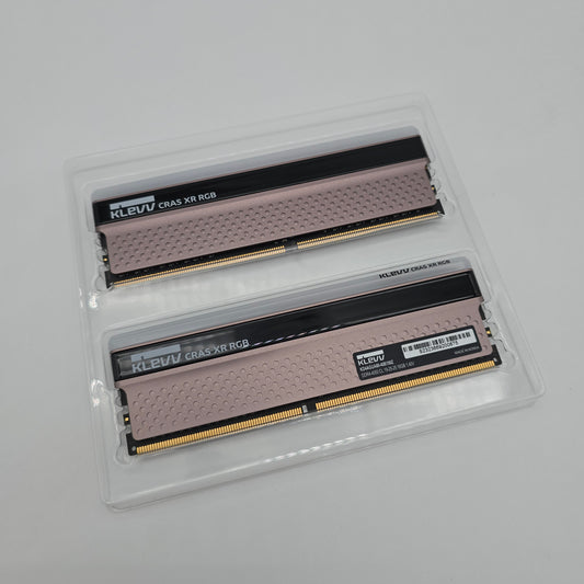 KLEVV CRAS XR RGB 32GB DDR4, 4000MHz, CL19-25-25, Desktop Gaming Memory RAM (2x16GB)