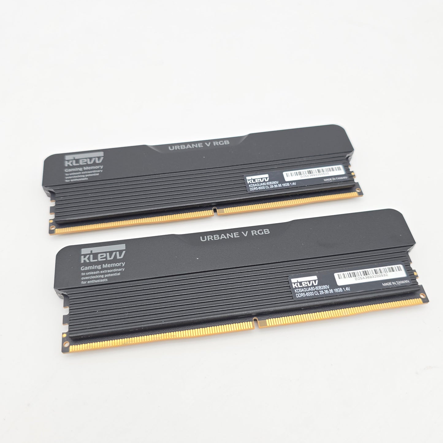 KLEVV Urbane V RGB 32GB DDR5, 6000MHz, CL28-36-36, Desktop Gaming Memory RAM (2x16GB)