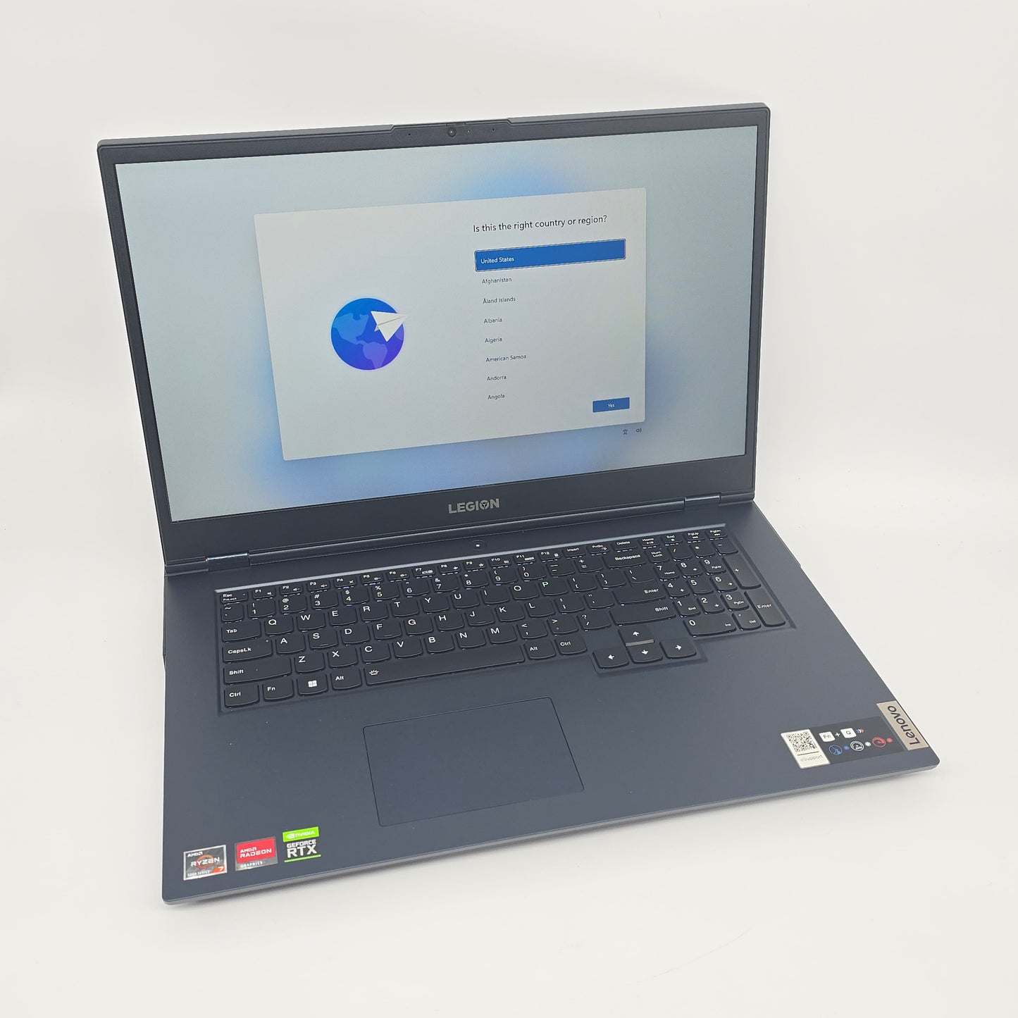 Lenovo Legion 5 Gaming Laptop, RTX 3050, Ryzen 7 5800H, 16GB DDR4, 144Hz Screen