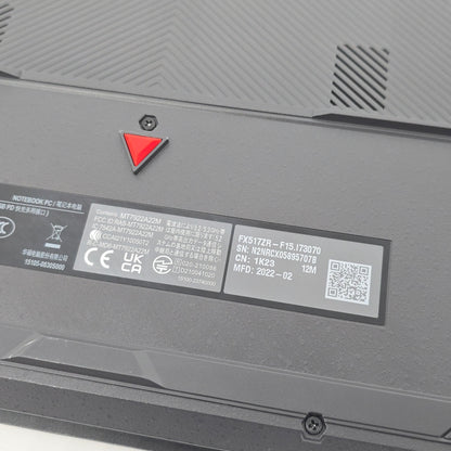 ASUS TUF DASH F15, RTX 3070, Intel i7-12650H, 1.5TB NVMe, 144Hz Gaming Laptop