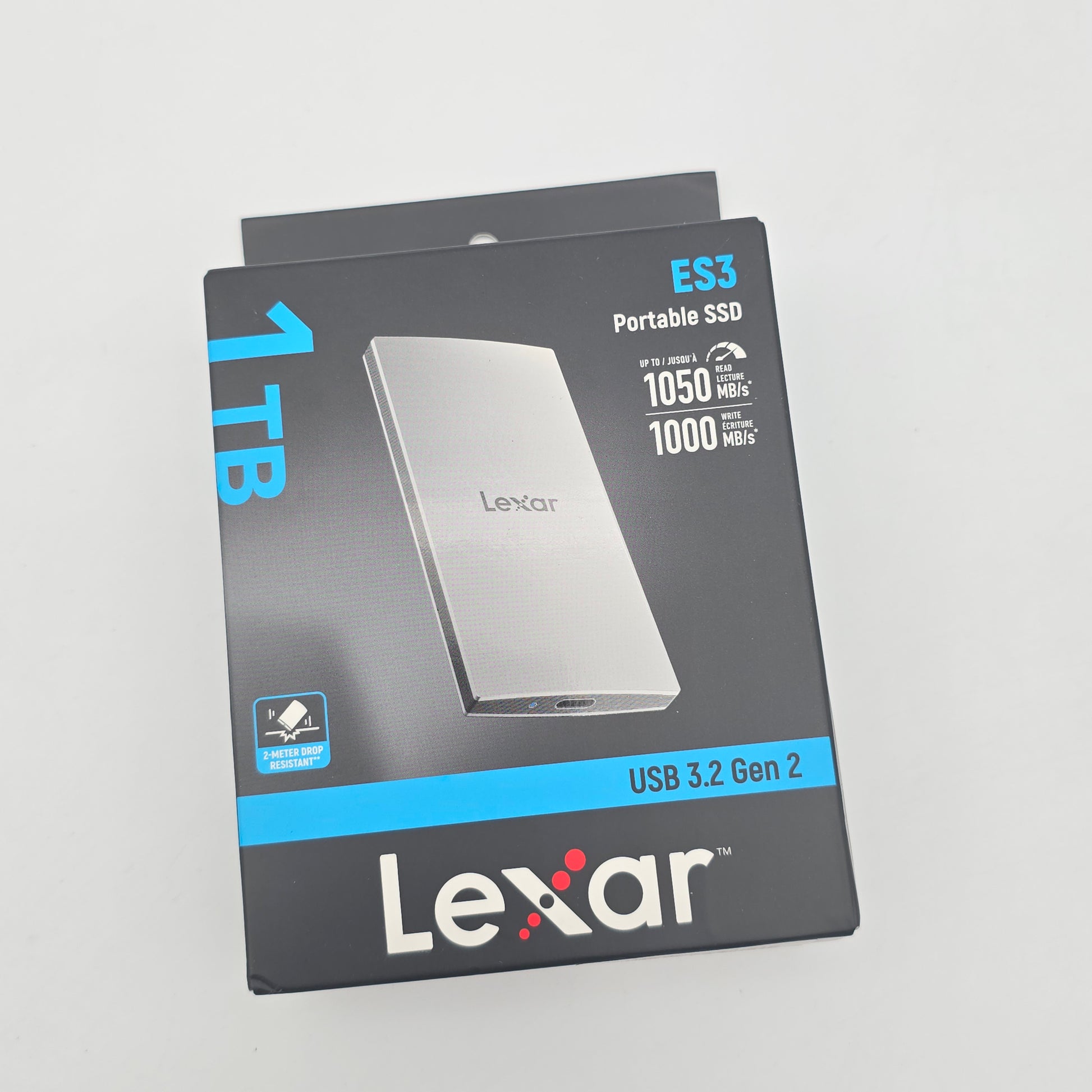 Lexar ES3 1TB, External Portable SSD Storage
