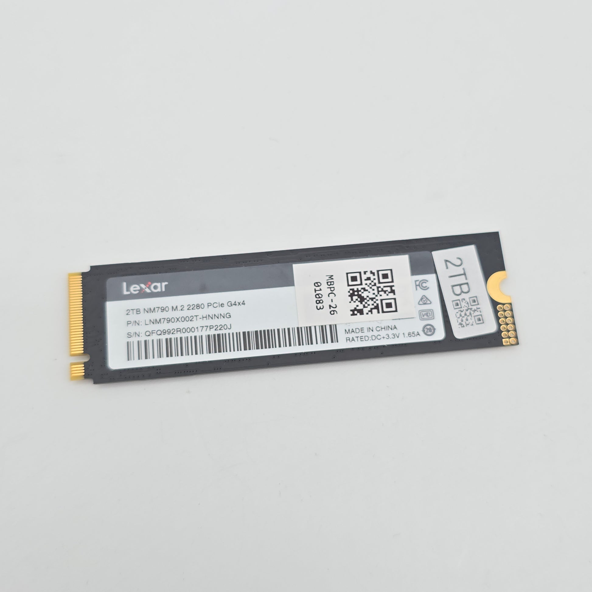 Lexar NM790 2TB M.2 NVMe Gen4 SSD, Internal Gaming Solid State Drive Storage