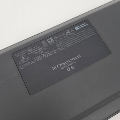 Logitech MX Mechanical Tactile Switches Wireless Gaming Keyboard, RGB