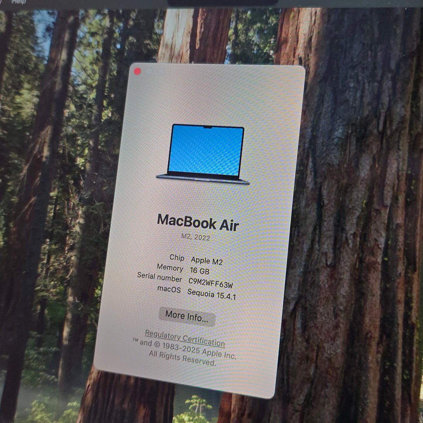 Macbook Air M2 13-Inch Apple Laptop, 256GB SSD, 8GB RAM, Midnight Blue, 10 Cycles