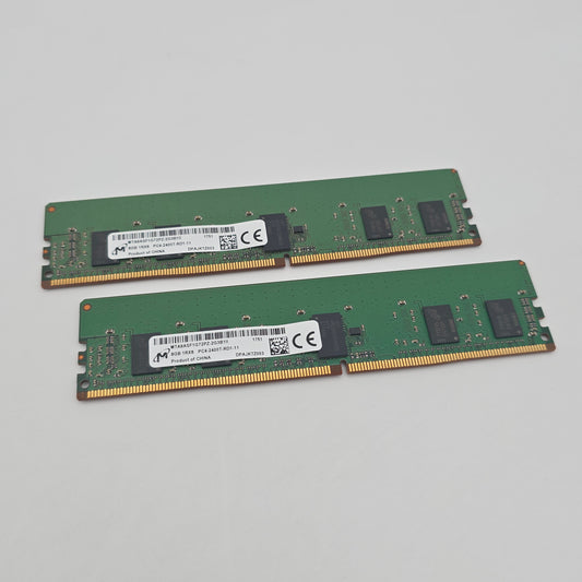 Micron 16GB DDR4, 2400MHz, RDIMM Server Memory RAM (2x8GB)
