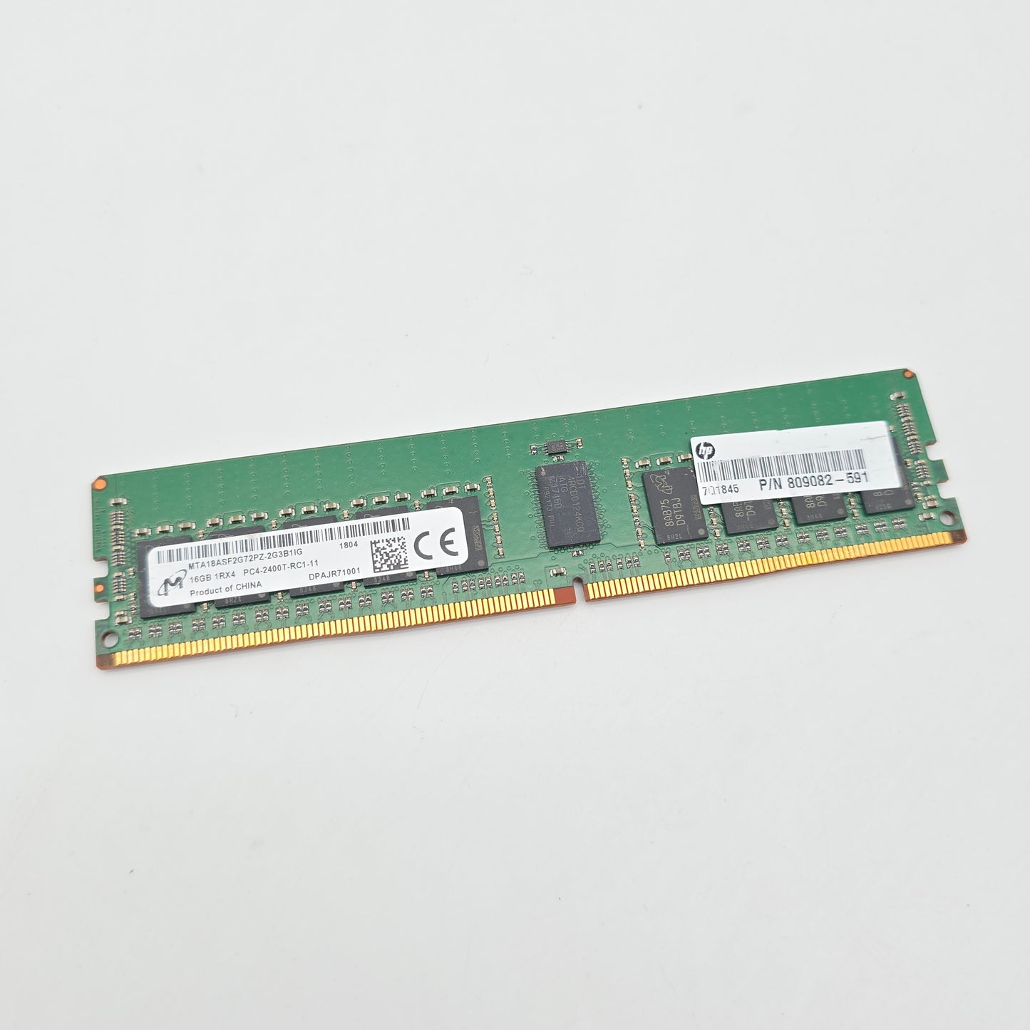 Micron 16GB DDR4, 2400MHz, UDIMM Server Workstation Memory RAM