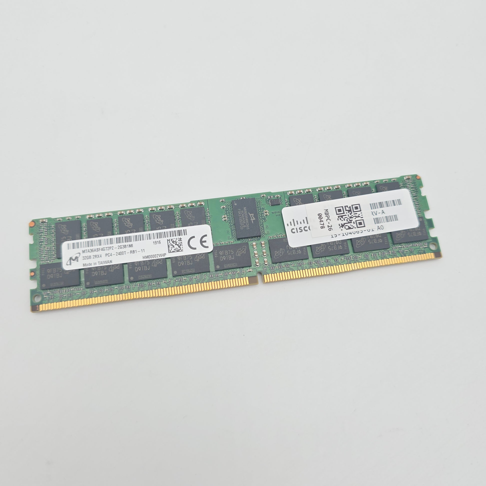 Micron 32GB DDR4, 2400MHz, UDIMM Server Workstation Memory RAM