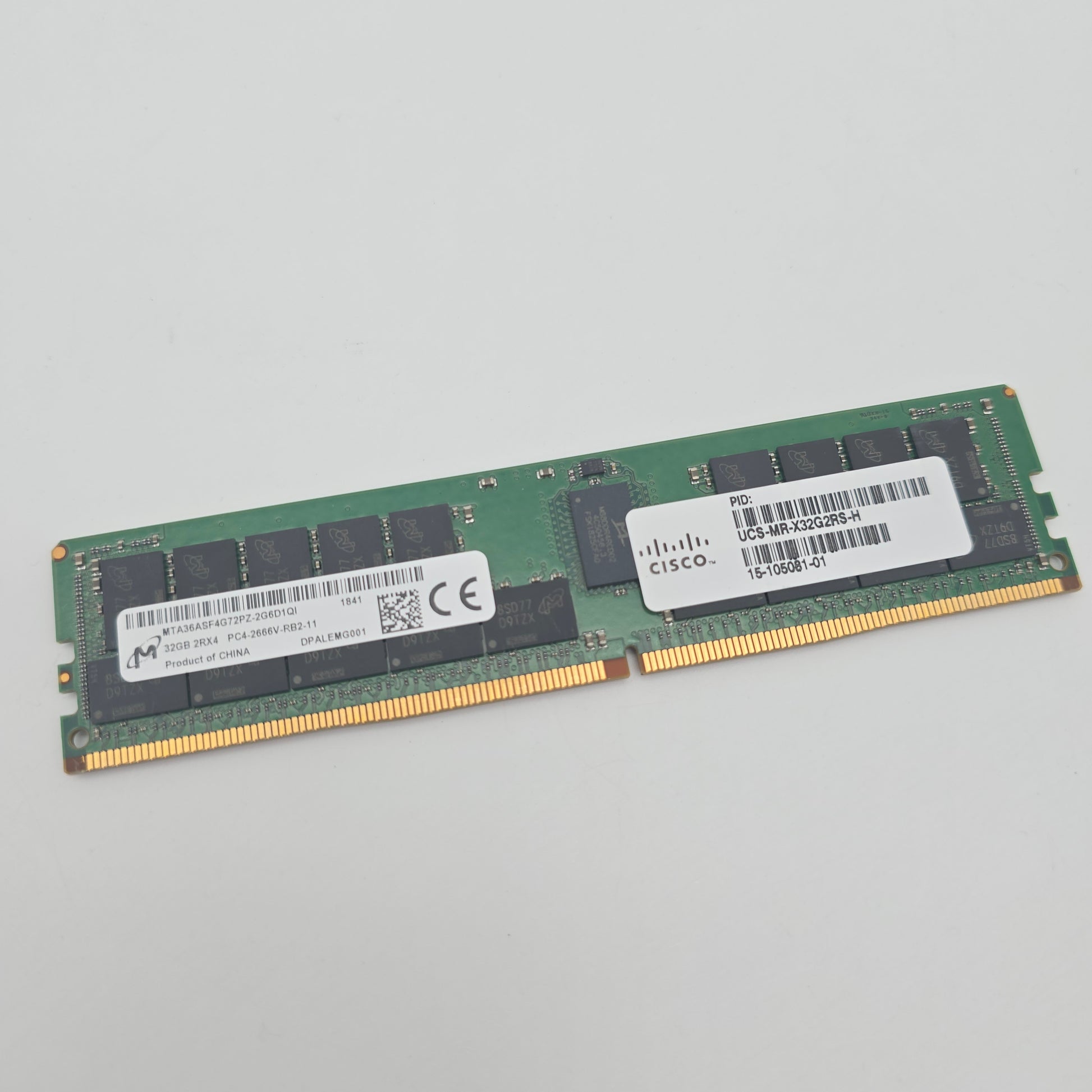 Micron 32GB DDR4, 2666MHz, RDIMM Workstation Server Memory RAM