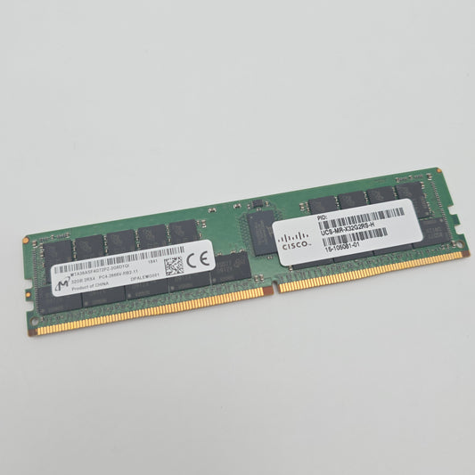 Micron 32GB DDR4, 2666MHz, RDIMM Workstation Server Memory RAM