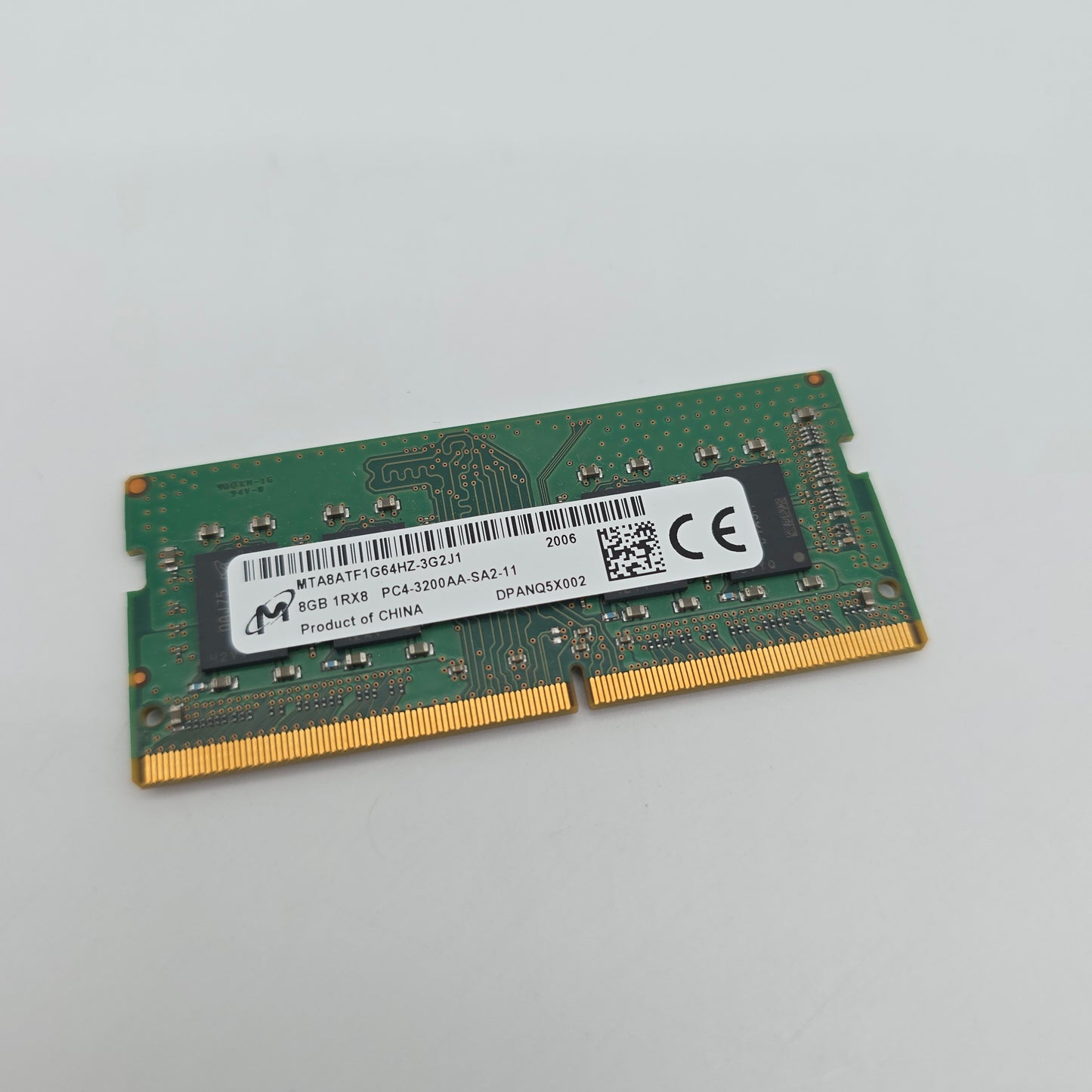 Micron 8GB DDR4, 3200MHz, SODIMM Laptop Memory RAM (1x8GB)