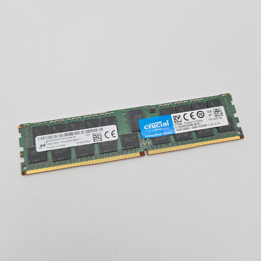 Micron Crucial 16GB DDR4, 2666MHz, CL19, RDIMM Server Workstation Memory RAM