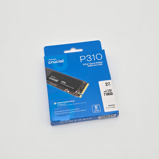 Micron Crucial P310 2TB, Up to 7100 MB/s, NVMe SSD Storage