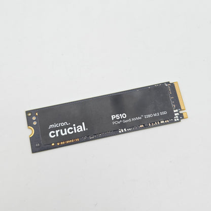 Micron Crucial P510 1TB M.2 NVMe Gen5 SSD, Internal Gaming Solid State Drive Storage