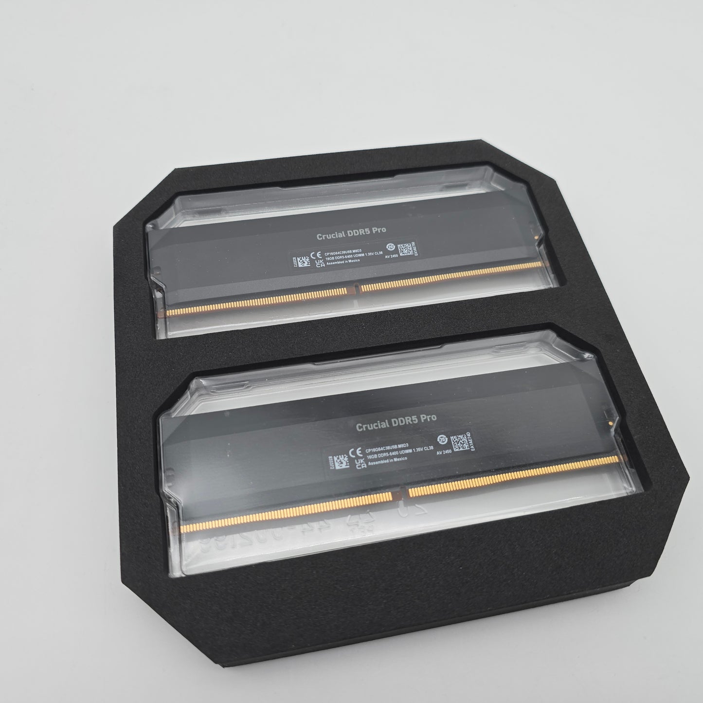 Micron Crucial Pro 32GB DDR5, 6400MHz, CL38, Desktop Gaming Memory RAM (2x16GB)