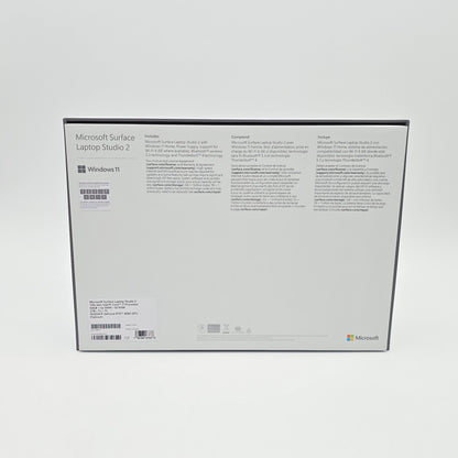 Microsoft Surface Laptop Studio 2, RTX 4060, Intel Core i7-13700H, 64GB DDR5, 2TB NVMe, 14.4" 1600p 120Hz Windows Laptop