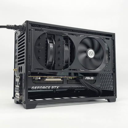 RTX 5080, Ryzen 7 9800X3D Delidded, 32GB DDR5, 2TB NVMe, Custom Mini-ITX Gaming PC NCASE M2