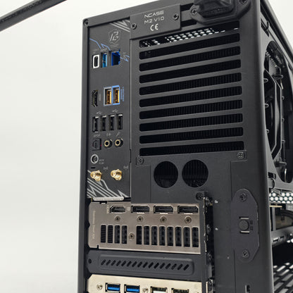 RTX 5080, Ryzen 7 9800X3D Delidded, 32GB DDR5, 2TB NVMe, Custom Mini-ITX Gaming PC NCASE M2