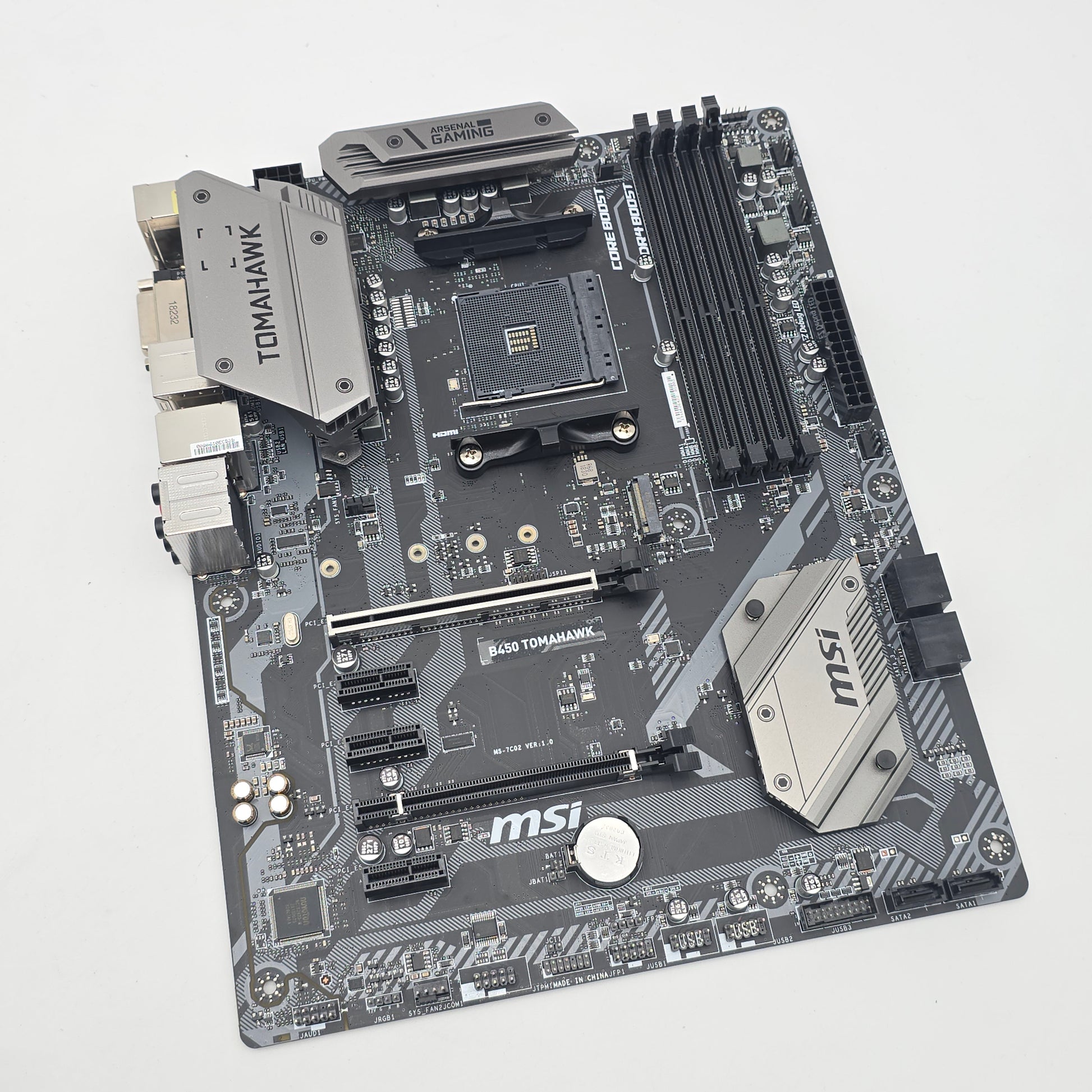 MSI B450 Tomahawk, AMD AM4 Socket ATX Gaming Motherboard
