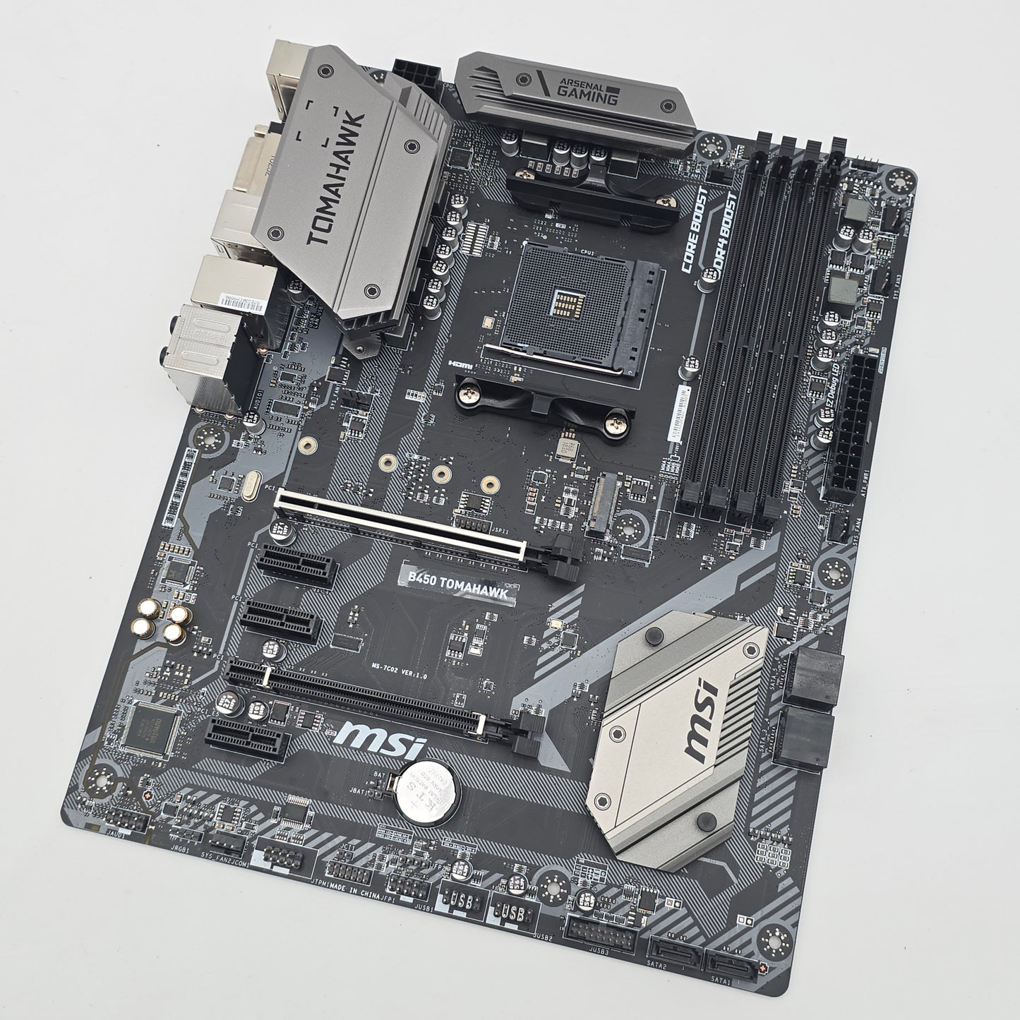 MSI B450 Tomahawk, AMD AM4 Socket ATX Gaming Motherboard