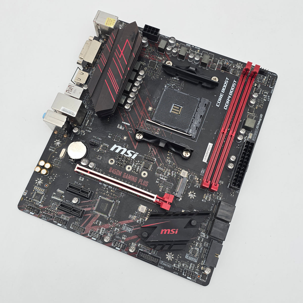 MSI B450M Gaming Plus, AMD Socket AM4, Micro-ATX Gaming Motherboard