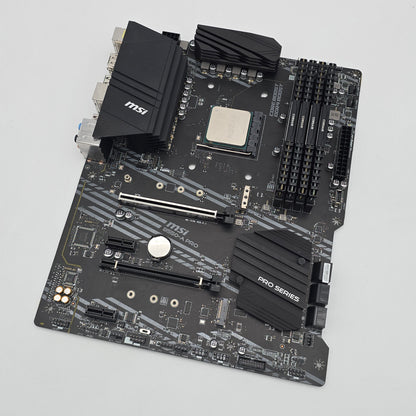 MSI B550-A Pro Gaming Motherboard, AMD Ryzen 5 5600X CPU, 32GB Corsair Vengeance LPX DDR4 3200MHz RAM Combo