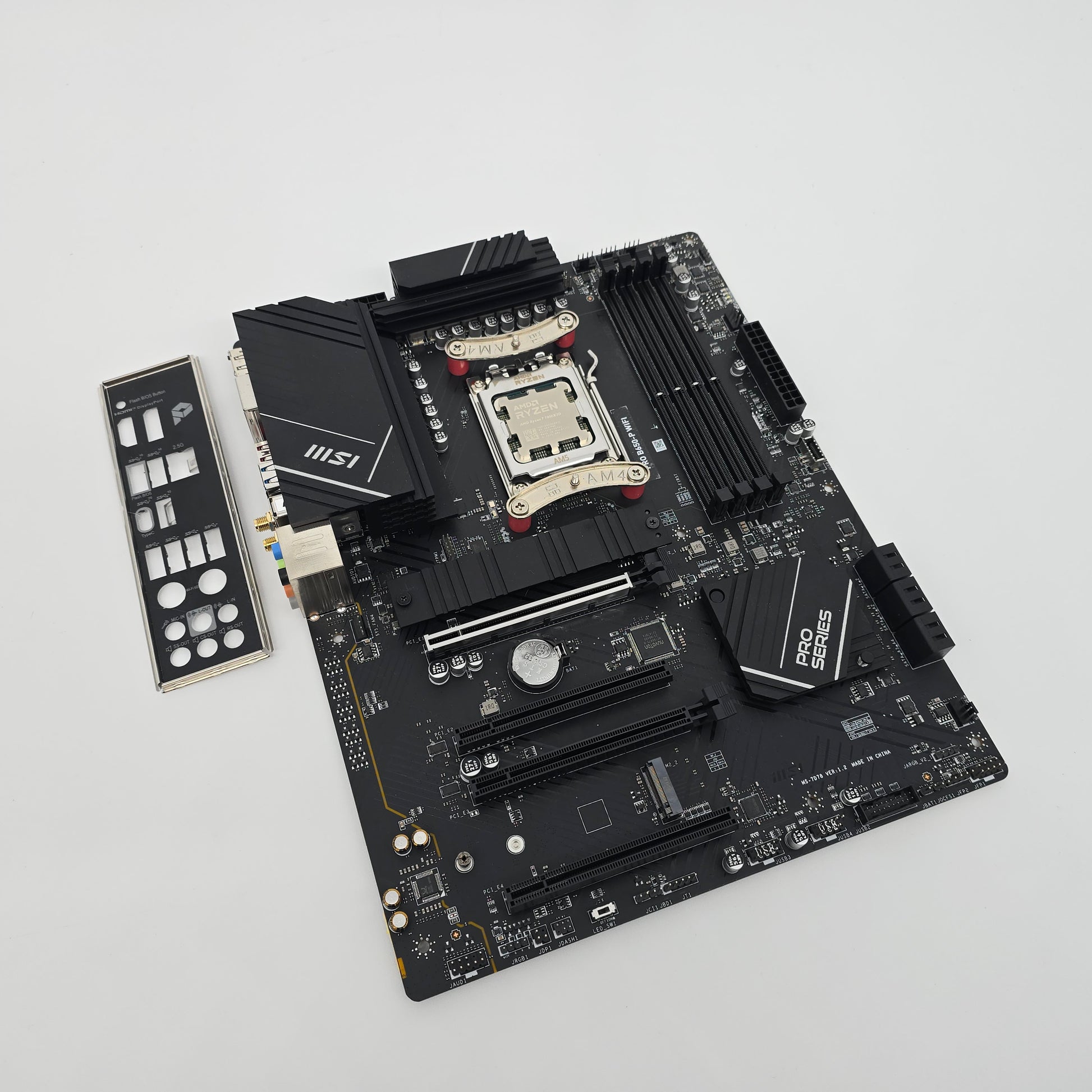 AMD Ryzen 7800X3D, MSI B650-P WiFi, CPU+Motherboard Gaming Combo