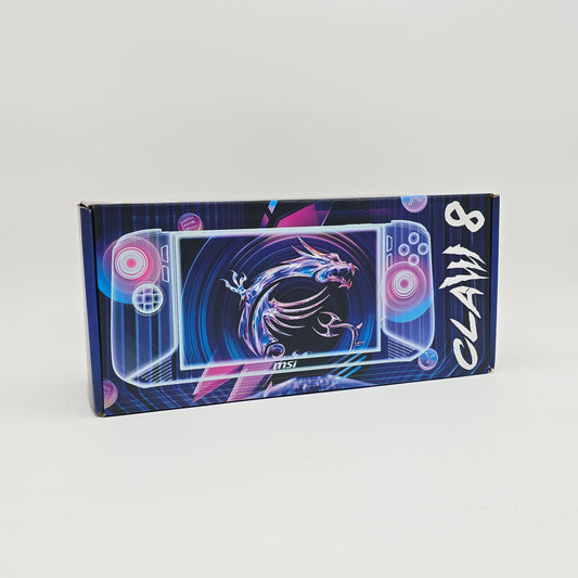 Gaming hardware packaging with MSI logo on a white background