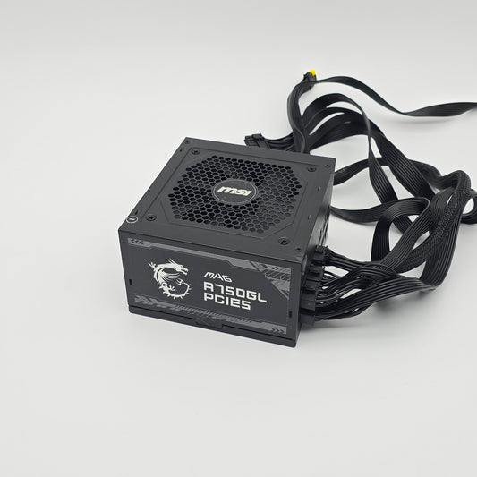 MSI MAG A750GL PCIe 5.0 Power Supply PSU for Desktop Gaming PC