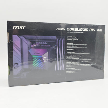 MSI MAG CoreLiquid A15 360, LGA 1700/1851/AM5/AM4 Compatible Liquid Cooler