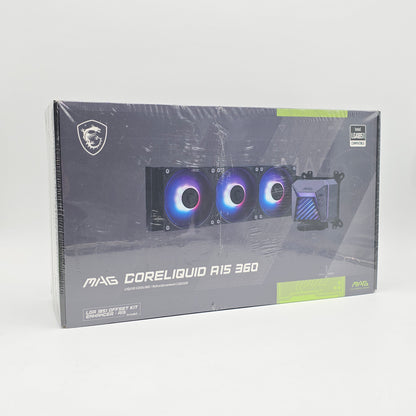 MSI MAG CoreLiquid A15 360, LGA 1700/1851/AM5/AM4 Compatible Liquid Cooler