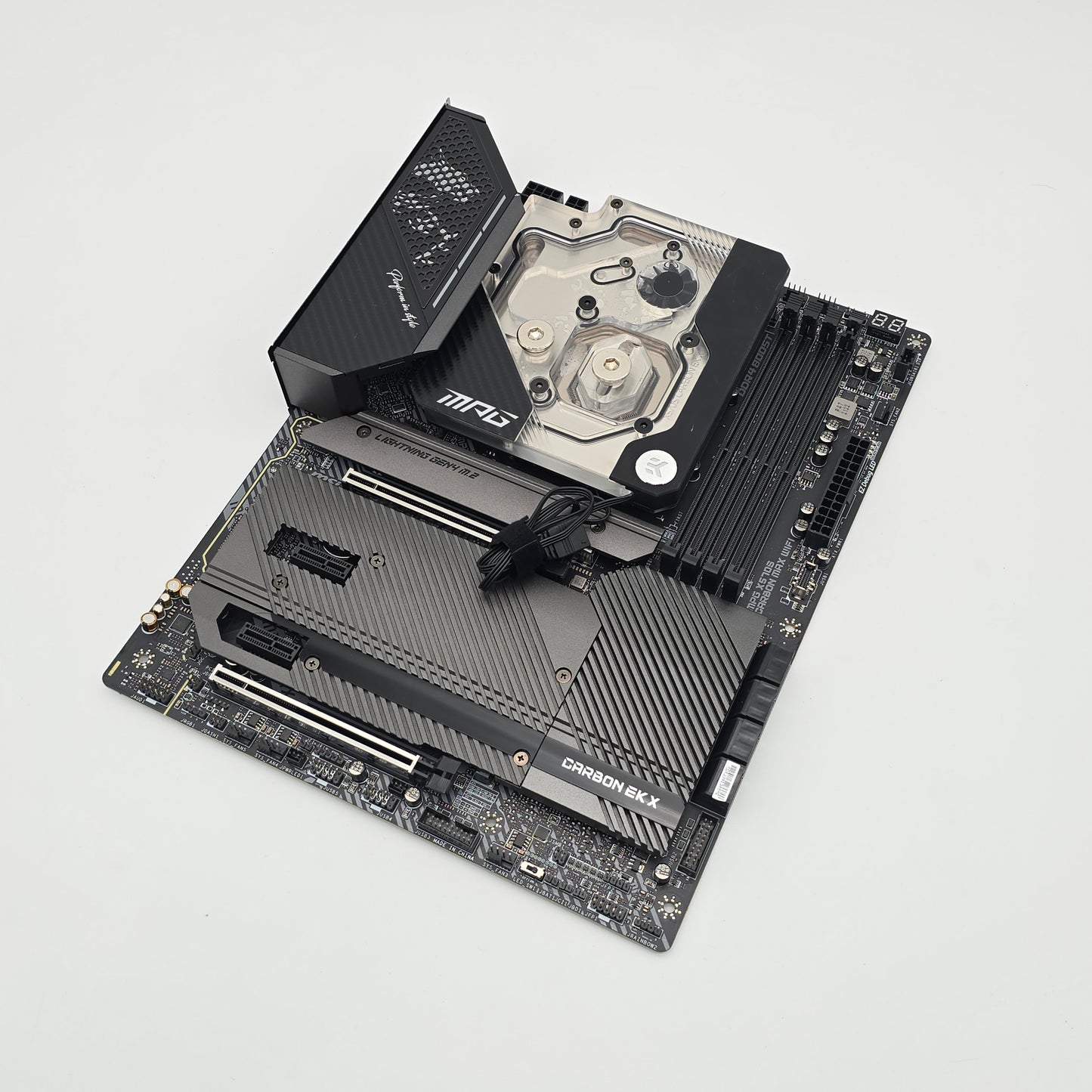 MSI MPG X570S Carbon EK X, Socket AM4, ATX Desktop Gaming Motherboard