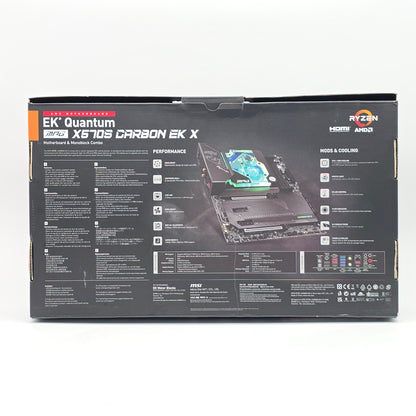 MSI MPG X570S Carbon EK X, Socket AM4, ATX Desktop Gaming Motherboard