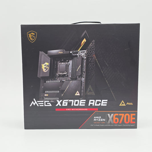 MSI MEG X670E ACE, Socket AM5, ATX Gaming Desktop Motherboard