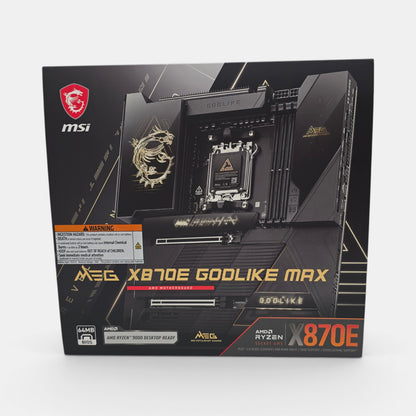 MSI MEG X870E Godlike Max, AMD Socket AM5 E-ATX Gaming Motherboard
