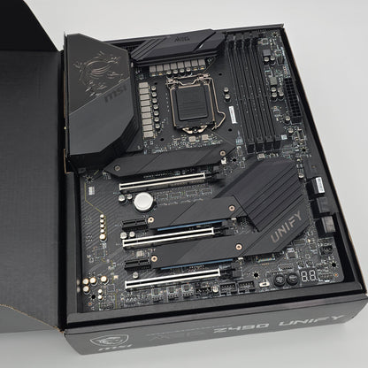 MSI MEG Z490 Unify, Intel Socket Type LGA 1200, Gaming Motherboard