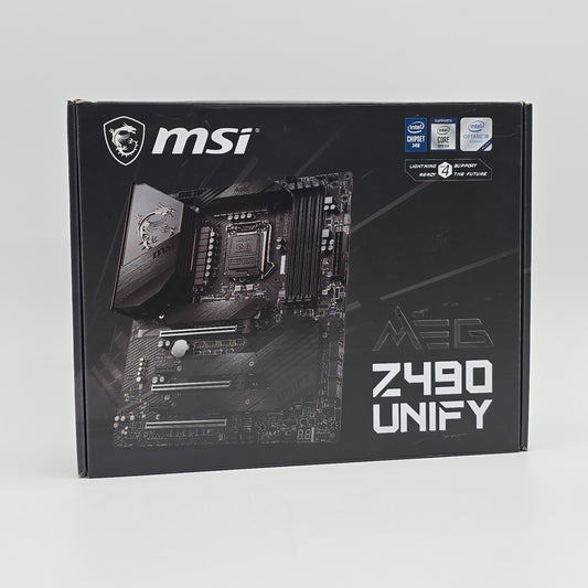 MSI MEG Z490 Unify, Intel Socket Type LGA 1200, Gaming Motherboard