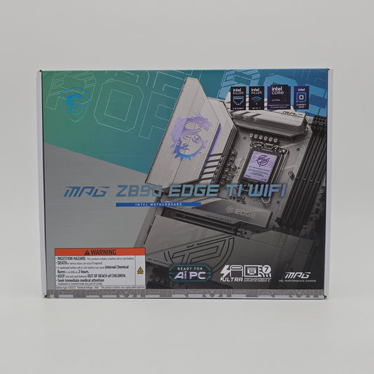 MSI MPG Z890 Edge TI WiFi, Intel LGA1851 Socket ATX Gaming Motherboard