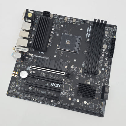 MSI Pro B550M-VC WiFi, AMD Socket AM4 Micro-ATX Gaming Motherboard