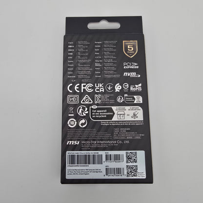 MSI Spatium M450 500GB NVMe SSD