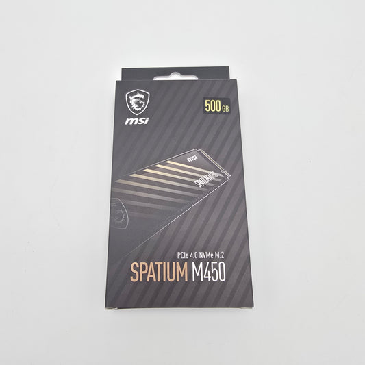 MSI Spatium M450 500GB NVMe SSD
