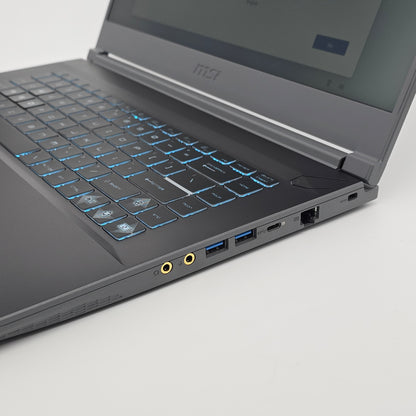 MSI Thin 15 Gaming Laptop, RTX 3050, Intel Core i5-13420H, 32GB RAM, FHD 144Hz 15.6" Screen